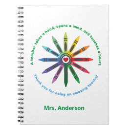 Ray of Crayons / Lehrerbewertung Notizblock