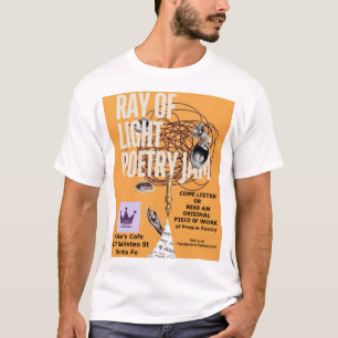 Ray of Light Poetry Jam weißes T-Shirt