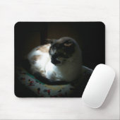 Ray of Sun Napping Kitty Mousepad (Mit Mouse)