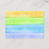 Ray of Sunshine Baby Duwer Diaper Raffle Ticket Begleitkarte (Rückseite)