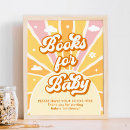 Ray of Sunshine Baby Shower Books for Baby Poster