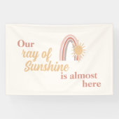 Ray of Sunshine Boho Rainbow Banner (Horizontal)