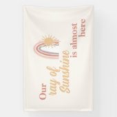 Ray of Sunshine Boho Rainbow Banner (Vertikal)