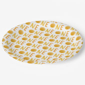 Ray of Sunshine Boho Sun Birthday Party Pappteller (Schrägansicht)