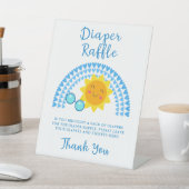 Ray of Sunshine Boy Baby Duwer Windschutzscheibe Sockelschild (In SItu)