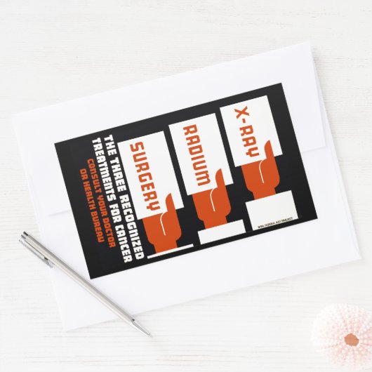 Ray, Radium, Operation Rechteckiger Aufkleber (Umschlag)