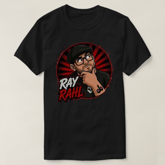 Ray Rahl Dunkel T-Shirt (Design vorne)