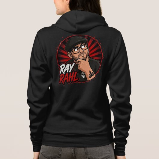Ray Rahl Reißverschluss Hoodie (Rückseite)