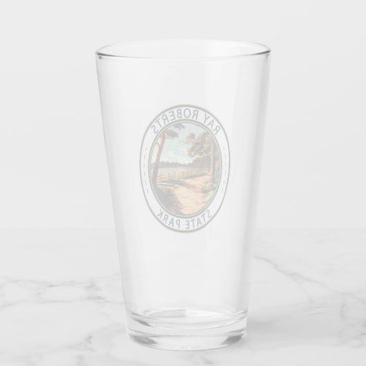 Ray Roberts Staat Park Texas Abzeichen Glas (Rückseite)
