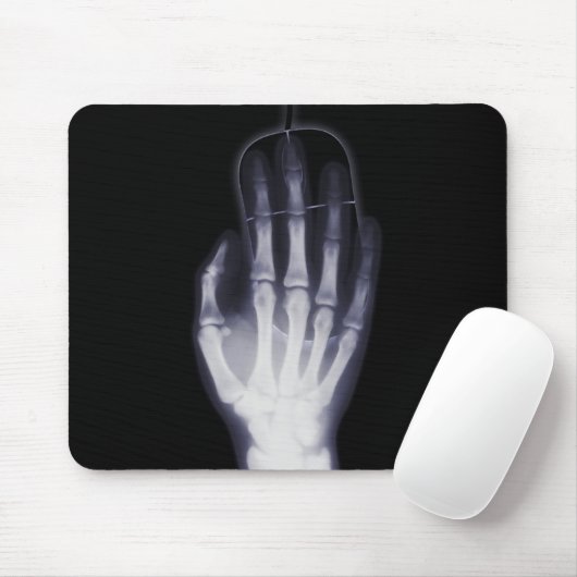 Ray Skeleton Hand Xray Mousepad (Mit Mouse)