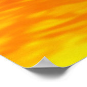 Ray Skeleton Schwimmen im Feuersee Poster (Ecke)