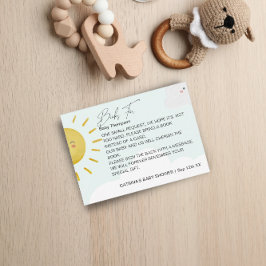 Ray Sunshine Wolken neutrale Bücher Baby Klein Begleitkarte