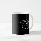 Ray Tech Blume Röntgentechnologe Xray Tech Kaffeetasse (VorderseiteRechts)