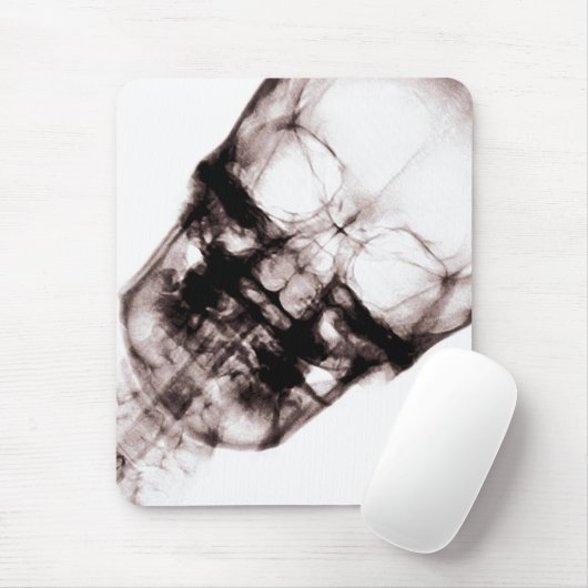 Ray Vision Skeleton Skull Face Mousepad (Mit Mouse)