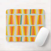 ray Zitrusfruchtgoldorange Sonnestrahl auf Mousepad (Mit Mouse)
