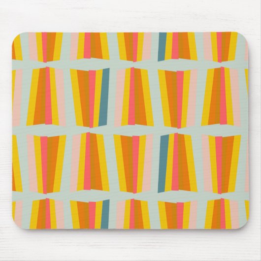 ray Zitrusfruchtgoldorange Sonnestrahl auf Mousepad (Vorne)