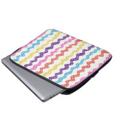 Rayas multicolores laptopschutzhülle (Vorne Knopf)