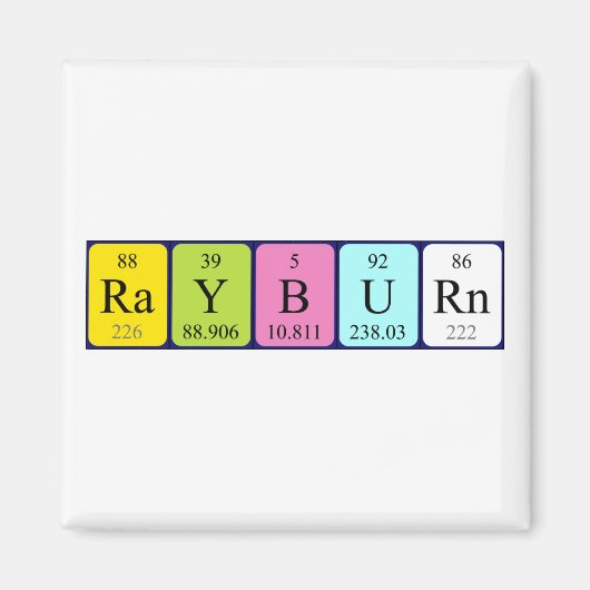 Rayburn Periodenmagnet Magnet (Vorne)