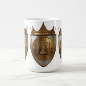 Rayel Hebräischer Golden Crest Follower Kaffeetasse (Mittel)