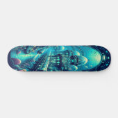 "Raygun Gothic Underwater Research Facility Deck" Skateboard (Horizontal)