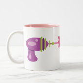 Raygun-Liebe Zweifarbige Tasse (Links)