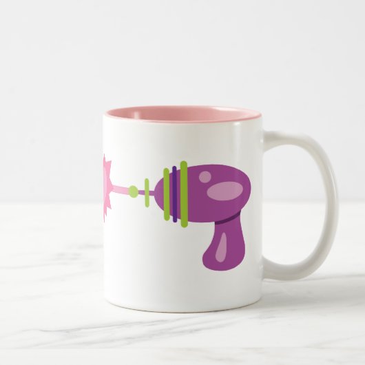 Raygun-Liebe Zweifarbige Tasse (Rechts)