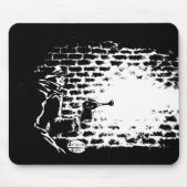 Raygun Noir Mausunterlage, Grafik durch Michael Mousepad (Vorne)