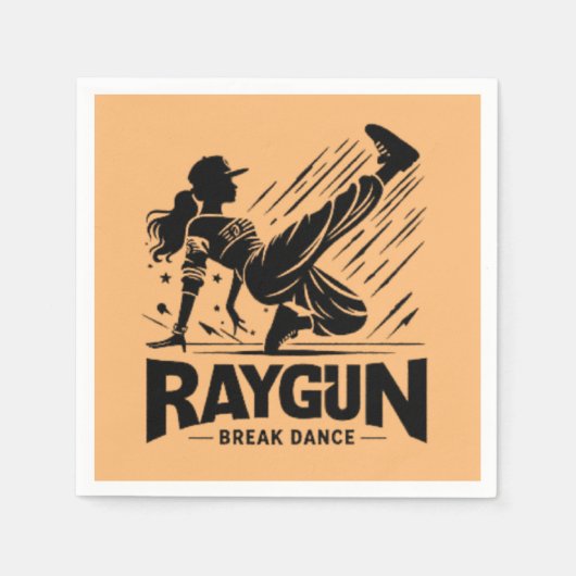 Raygun Raygun Breakdancer, Breakdance Serviette (Vorderseite)