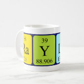 Raylan Periodenname Tasse (Vorderseite Links)