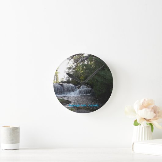 Rayleigh Falls Runde Wanduhr (Zuhause)