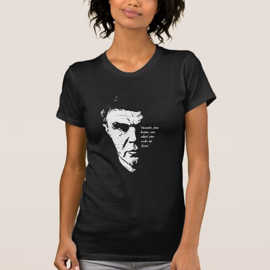 Raymond Carver Portrait T-Shirt (Vorderseite)