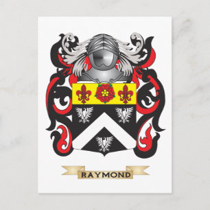 Raymond Coat of Arms (Familienwappen) Postkarte