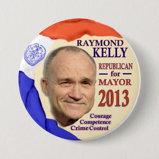 Raymond Kelly für NYC Bürgermeister 2013 Button (Vorderseite)