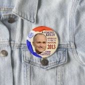 Raymond Kelly für NYC Bürgermeister 2013 Button (Beispiel)