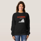 Raymond Washington USA State America Travel Washin Sweatshirt (Vorne ganz)
