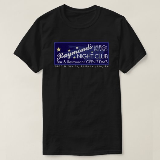 RAYMOND'S NITE CLUB T-Shirt (Design vorne)
