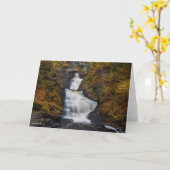 Raymondskill Falls im Herbst 2018 Karte (Gelbe Blume)