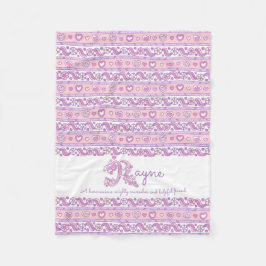Rayne R Name bedeutet pastellfarbenes doodle Art D Fleecedecke