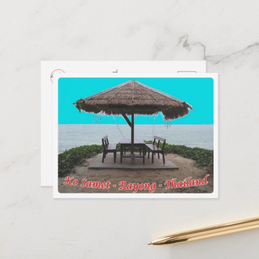 Rayong - Ko Samet Rayong - Thailand - Postkarte (Vorderseite/Rückseite Beispiel)
