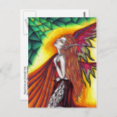 Rays from a Emerald Sun Postcard Postkarte (Vorne/Hinten)