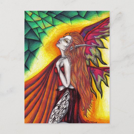 Rays from a Emerald Sun Postcard Postkarte (Vorderseite)