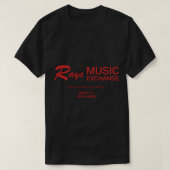 Rays Music Exchange. T-Shirt (Design vorne)