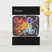 Rays of Hope Greeting Card Karte (Gelbe Blume)