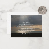 Rays Shinsea Danke Karte (Vorderseite/Rückseite Beispiel)