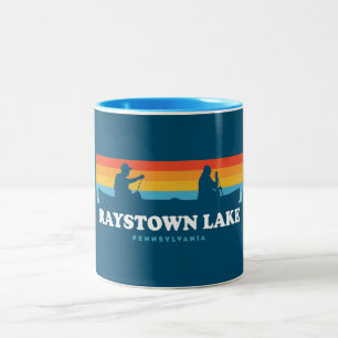 Raystown Lake Pennsylvania Canoe Zweifarbige Tasse