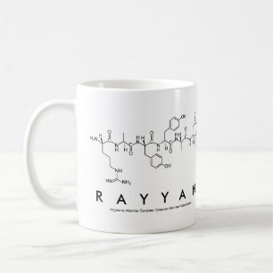 Rayyan Peptid-Namen-Tasse Kaffeetasse