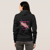 RAZID Arabic Typography Hoodie – Modern Abstract C (Schwarz voll)