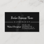 Razor Barber Coiffure Friseur Discount Loyalität Visitenkarte (Rückseite)