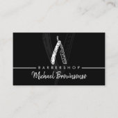 Razor Barber Shop für Men Coiffure Friseur Visitenkarte (Vorderseite)