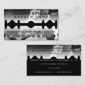 Razor Blade-Rahmen-Treuekarte Visitenkarte (Vorne/Hinten)